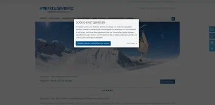 Screenshot of Freudenberg Performance Materials GmbH & Co. KG