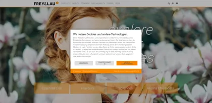 Screenshot of Frey + Lau GmbH