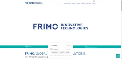 Screenshot of FRIMO Group GmbH