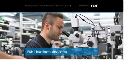 Screenshot of FSM Elektronik GmbH