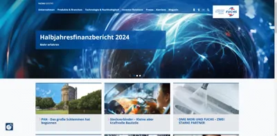 Screenshot of Fuchs Petrolub SE