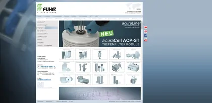 Screenshot of FUHR GmbH