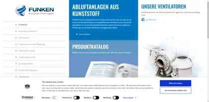 Screenshot of Funken & Co GmbH