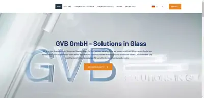 Screenshot of GVB Solutions in Glass