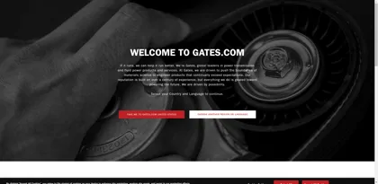 Screenshot of Gates GmbH