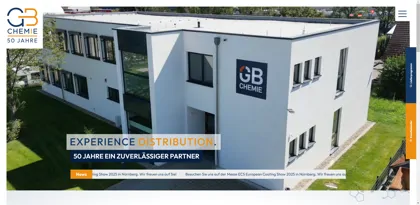 Screenshot of GB-Chemie GmbH