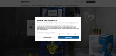 Screenshot of Geberit Produktions GmbH