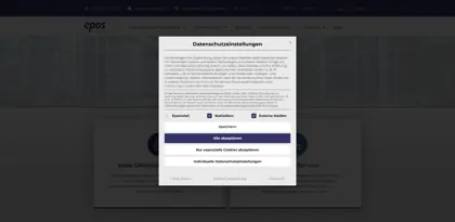 Screenshot of PES Ingenieurgesellschaft mbH
