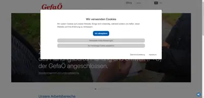 Screenshot of GefaÖ Ges.f.angewandte Ökologie und Umweltplanung mbH