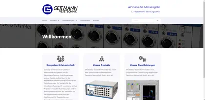 Screenshot of Geitmann Messtechnik GmbH & Co. KG