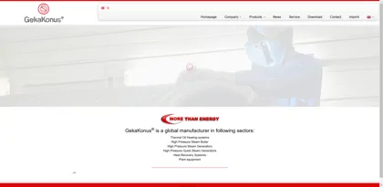 Screenshot of GekaKonus GmbH