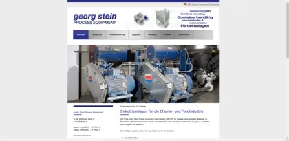 Screenshot of Georg Stein Process Equipment