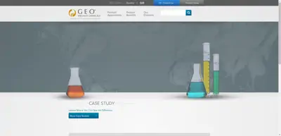 Screenshot of GEO Specialty Chemicals, Inc.