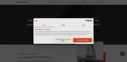 Screenshot of Geroldinger GmbH