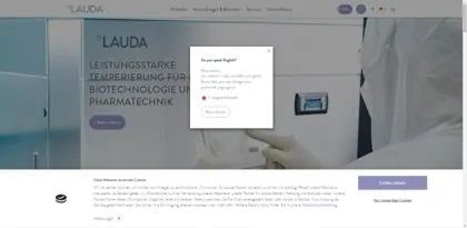 Screenshot of GFL Gesellschaft für Labortechnik GmbH