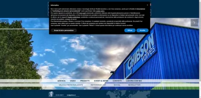 Screenshot of Ghibson Italia srl