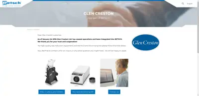 Screenshot of Glen Creston Limited