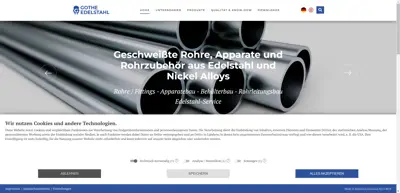 Screenshot of Heinz Gothe GmbH