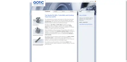 Screenshot of Gotic GmbH