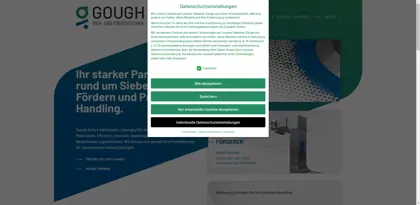 Screenshot of Gough GmbH