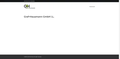 Screenshot of GRAF+HAUSMANN GmbH