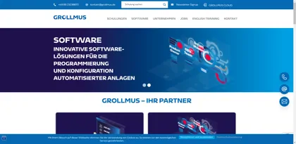 Screenshot of Grollmus GmbH