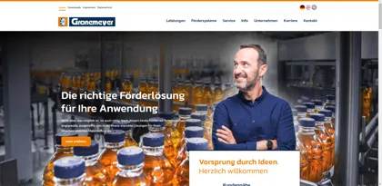 Screenshot of Gronemeyer Maschinenfabrik GmbH & Co.
