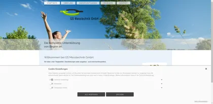 Screenshot of GS Messtechnik GmbH