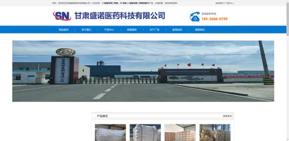 Screenshot of Gansu Shengnuo Pharmaceutical Technology Co., Ltd.