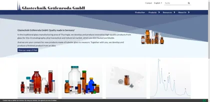 Screenshot of Glastechnik Gräfenroda GmbH