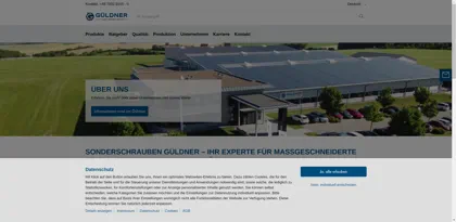 Screenshot of Sonderschrauben Güldner GmbH & Co. KG