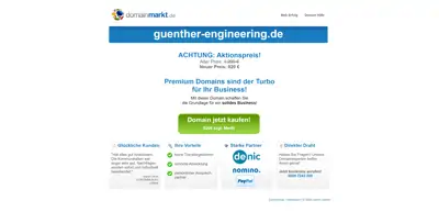 Screenshot of GÜNTHER ENGINEERING