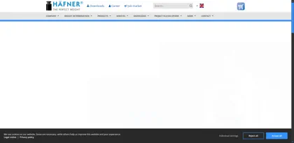 Screenshot of Häfner Gewichte GmbH