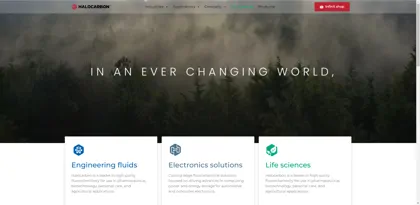 Screenshot of Halocarbon Products Corporation