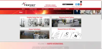 Screenshot of Harper International Corp.