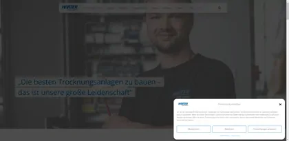 Screenshot of HARTER GmbH