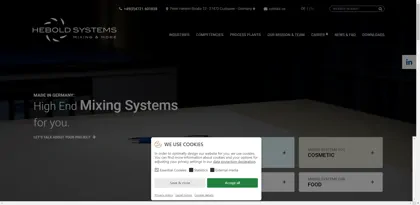 Screenshot of Hebold Systems GmbH