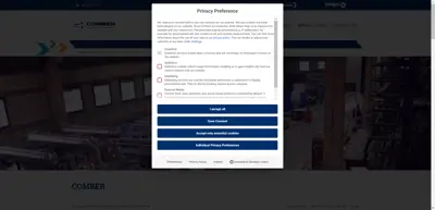 Screenshot of COMBER Process Technology S.r.l.