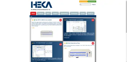 Screenshot of HEKA Elektronik Dr. Schulze GmbH