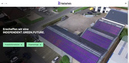 Screenshot of heliatek GmbH