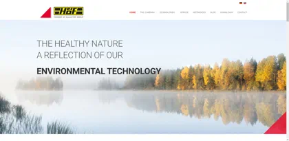 Screenshot of Herhof Umwelttechnik GmbH