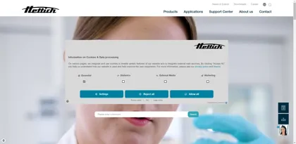 Screenshot of Andreas Hettich GmbH & Co.KG