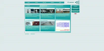 Screenshot of hf sensor Gmbh
