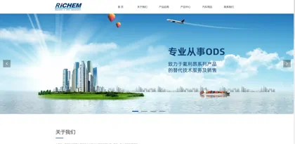 Screenshot of Shanghai Ruiyi Environmental Protection Technology Co., Ltd.