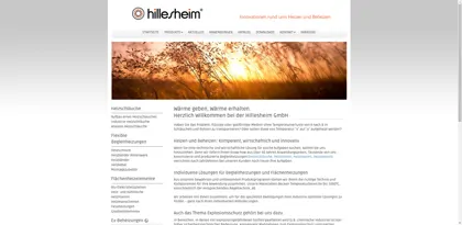 Screenshot of Hillesheim GmbH