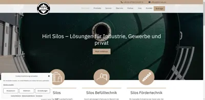 Screenshot of Hirl Silo & Service GmbH