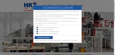 Screenshot of HKT GmbH