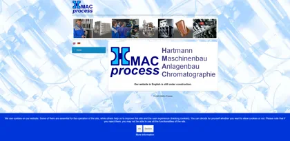 Screenshot of Arno Hartmann Maschinen- & Anlagenbau