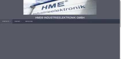 Screenshot of HME Industrieelektronik GmbH