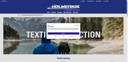 Screenshot of HOLMENKOL Sport-Technologies GmbH & Co. KG